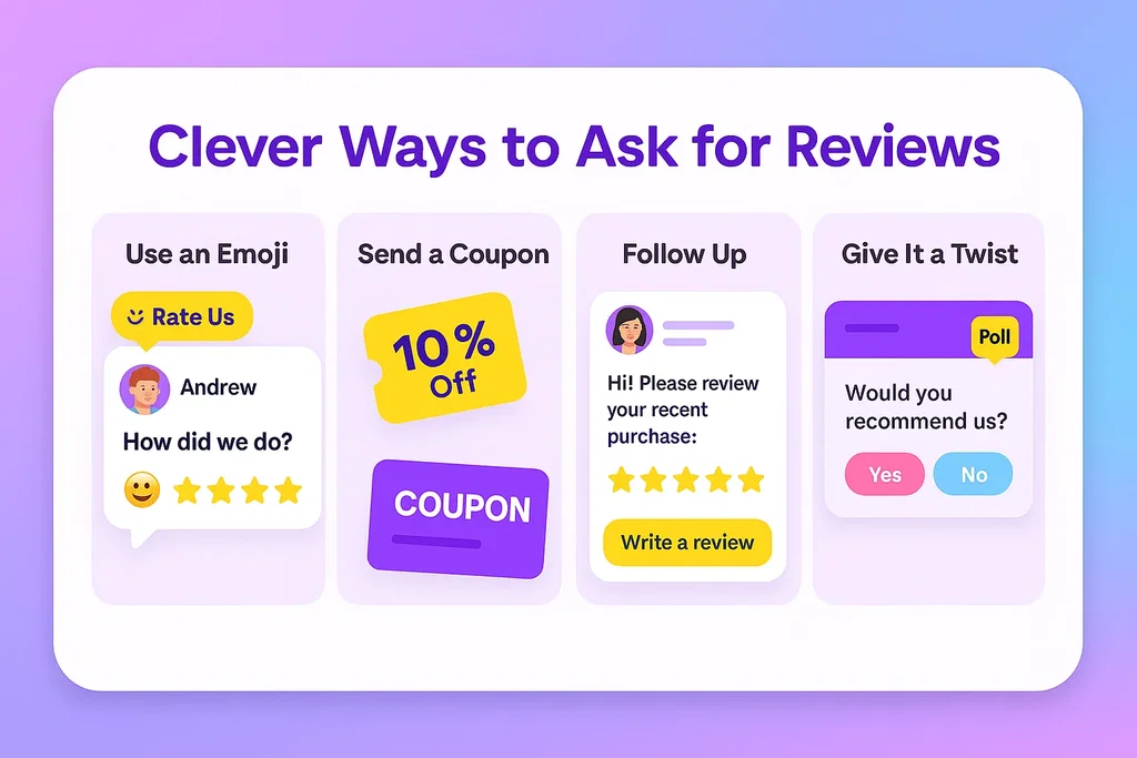 clever ways to ask for reviews