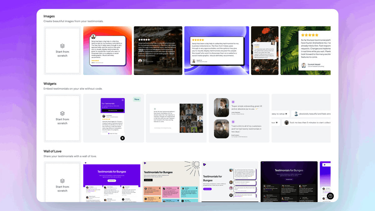 social proof studio - share your testimonials everywhere
