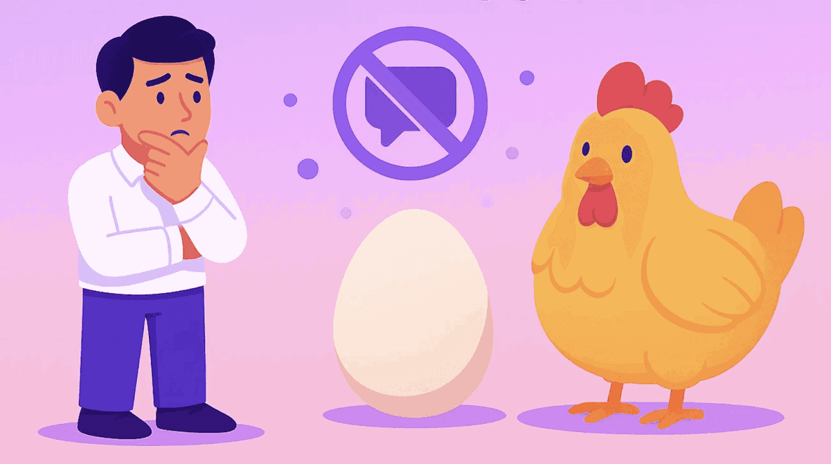 no social proof - chicken and egg problem
