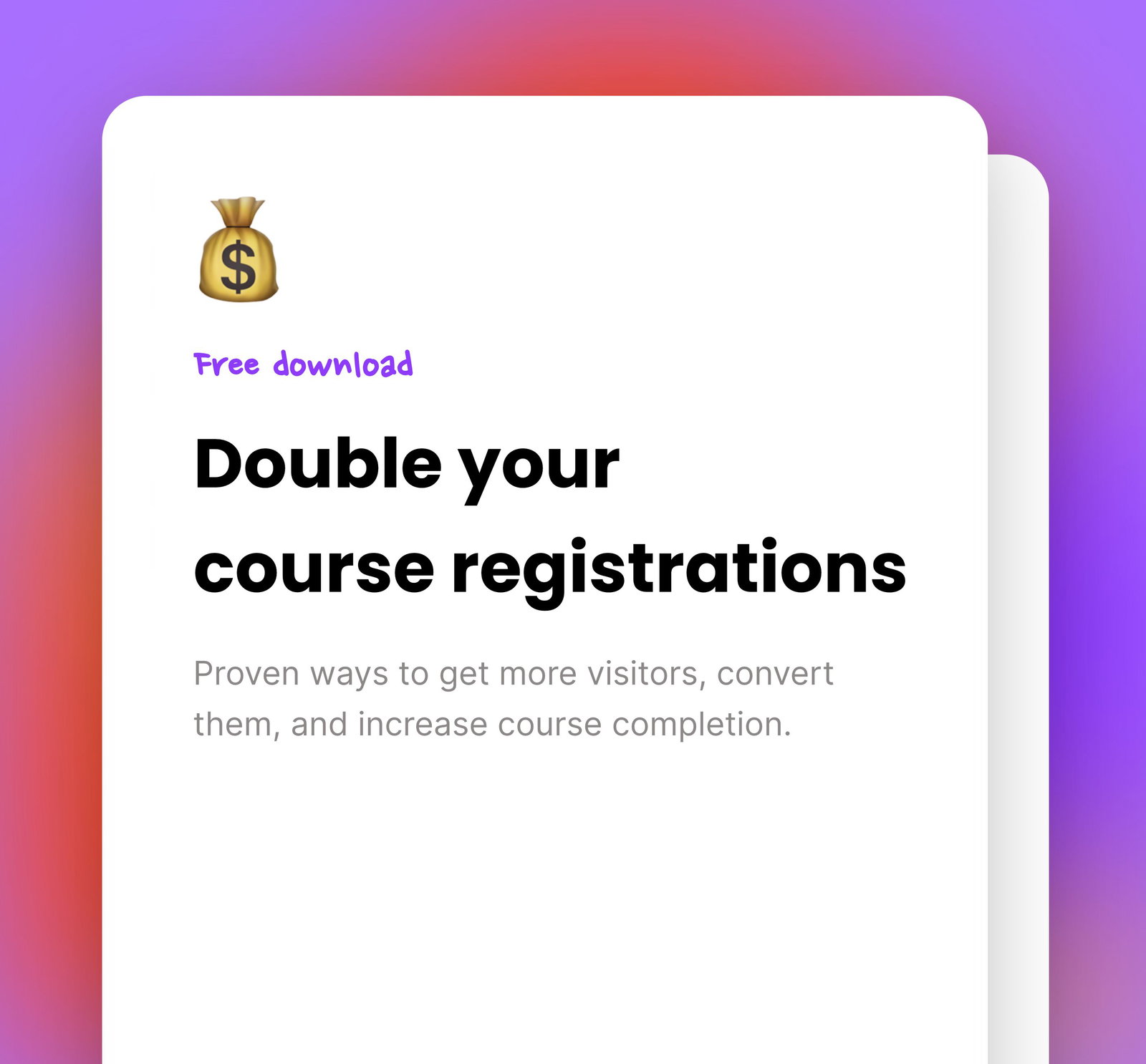 Double your course registrations with 5 proven tips