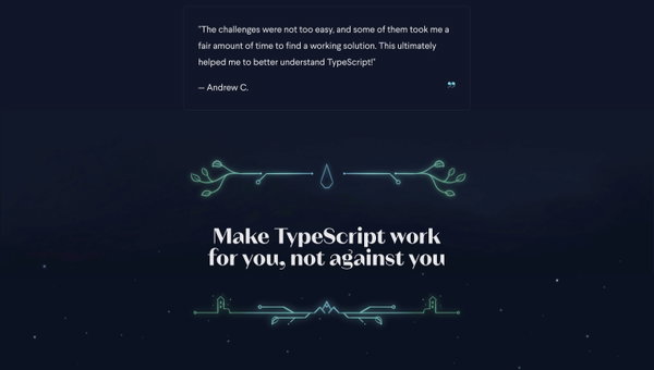 Professional TypeScript Training by Matt Pocock | Total TypeScript