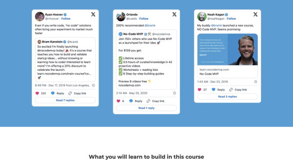 No-Code MVP - Build and validate startup ideas without code