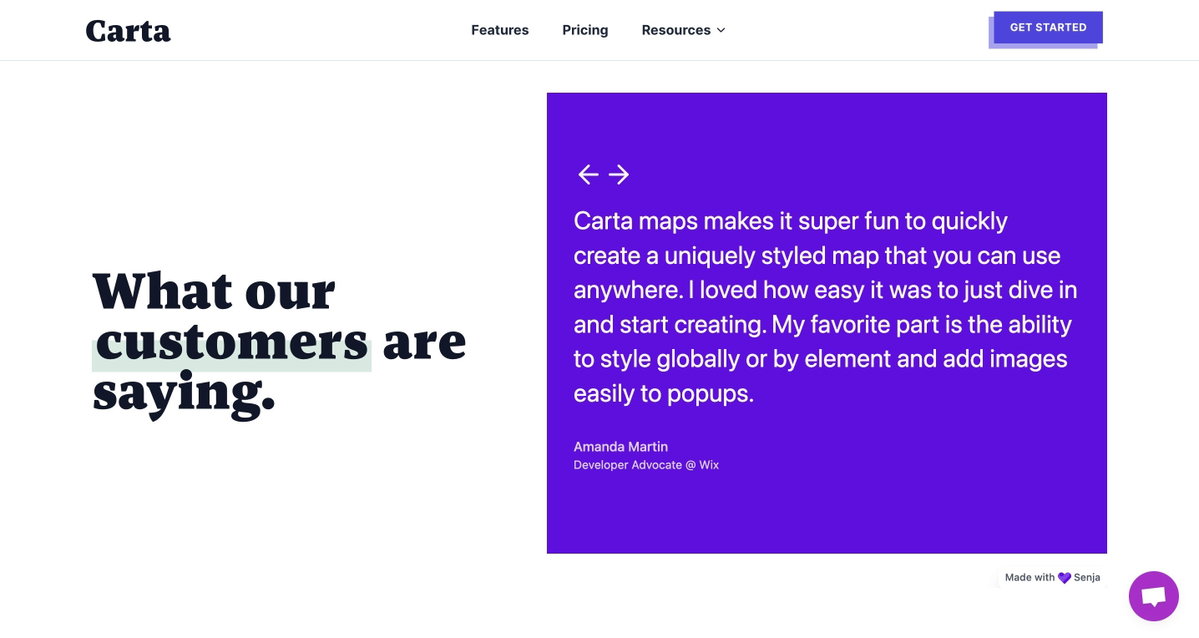 Carta - Easily create, customize and share maps.