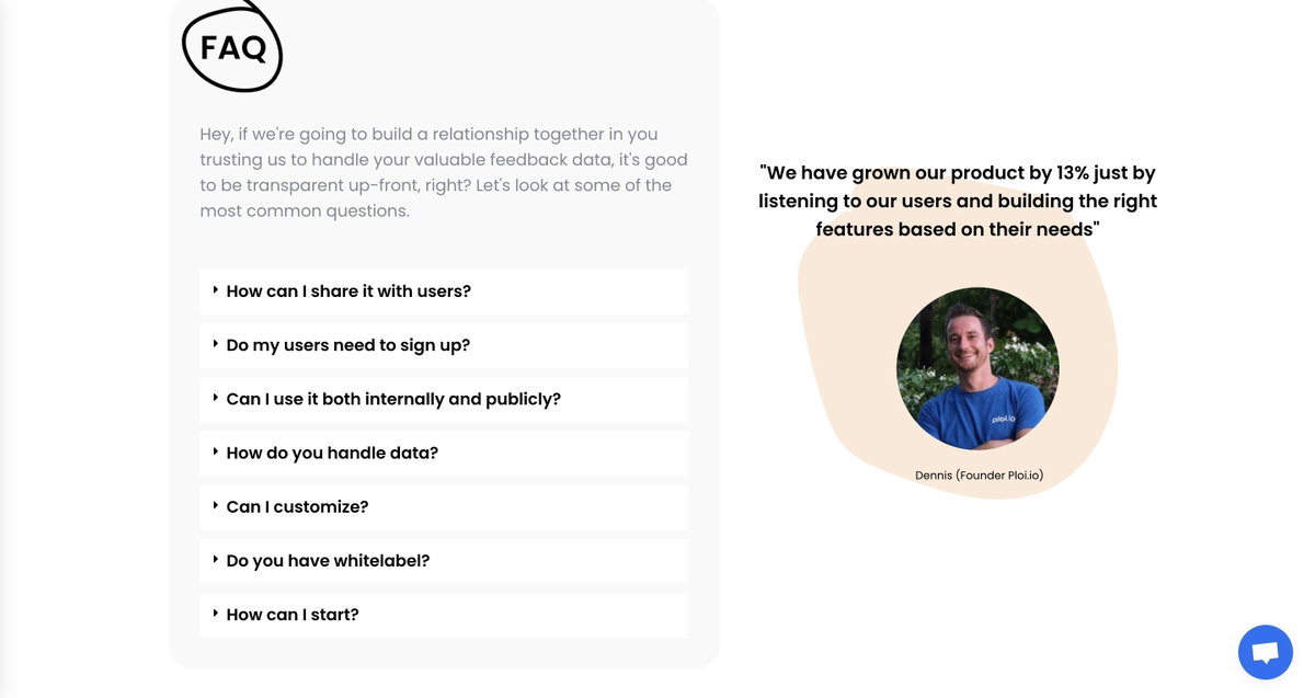 User feedback tool - Upvoty