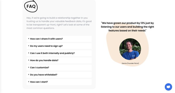 User feedback tool - Upvoty