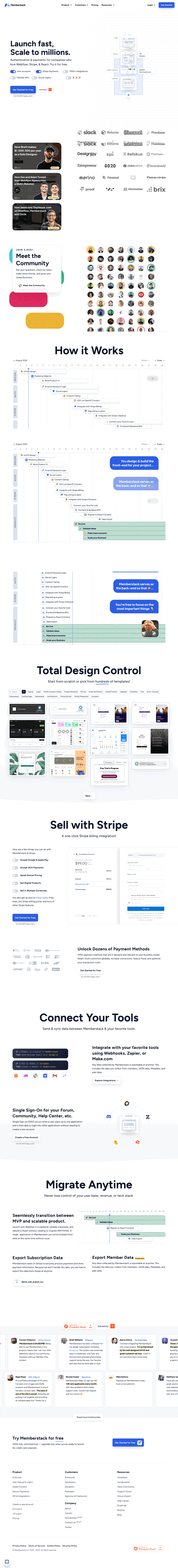 Memberstack & Webflow | Launch Fast, Scale to Millions