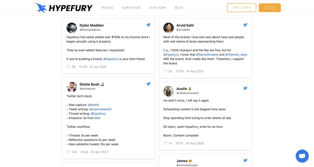 Hypefury - Schedule & Automate Social Media Marketing