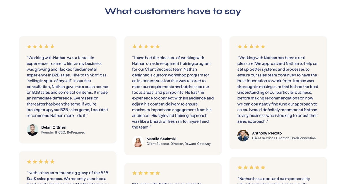 Nathan Clark - B2B Tech Sales Coach & Advisor