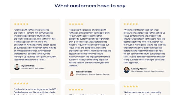 Nathan Clark - B2B Tech Sales Coach & Advisor