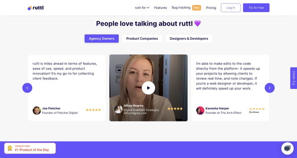 #1 Online website feedback tool 🔥 | Ruttl