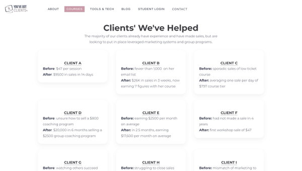 About - You've Got Clients