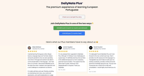 DailyNata | Learn European Portuguese With DailyNata | Plus