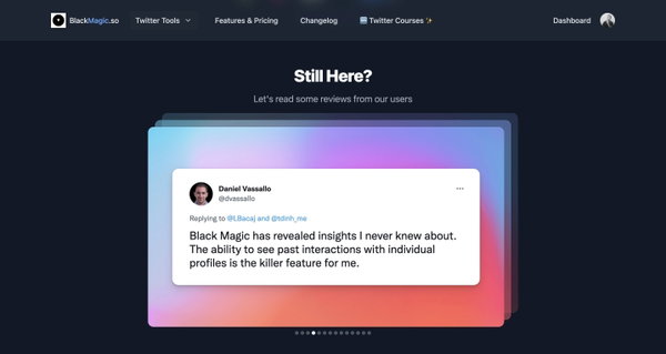 Twitter Analytics & CRM - BlackMagic.so