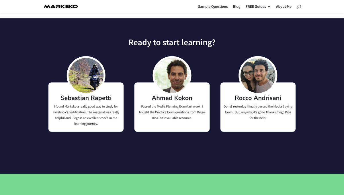 Markeko - Everything you need to pass the Facebook Blueprint Exams