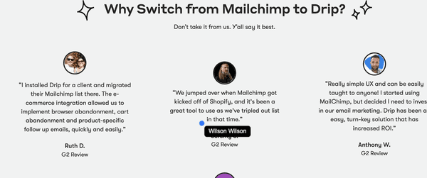 Drip: why switch