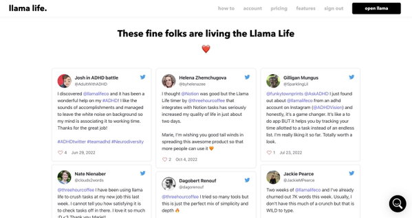 Llama Life - Find Your Focus