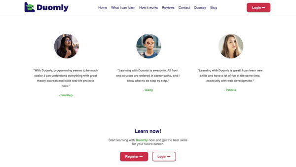 Duomly - Programming courses online