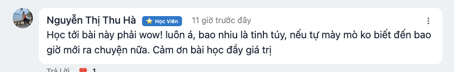 Đánh giá — Thu Hà